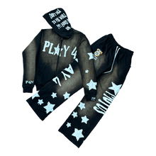 Load image into Gallery viewer, Play4Motūs “Starstruck” Sweatsuit (Black)
