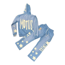Load image into Gallery viewer, Play4Motūs “Starstruck” Sweatsuit (Sky Blue)

