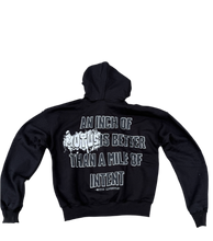 Load image into Gallery viewer, Play4Motus Motus Intent Oversized Rhinestone Hoodie
