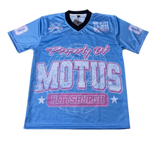 Load image into Gallery viewer, Mōtus Worldwide Jersey (Blue/Pink)
