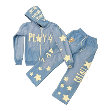 Load image into Gallery viewer, Play4Motūs “Starstruck” Sweatsuit (Sky Blue)
