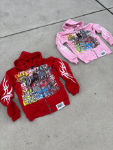 Load image into Gallery viewer, “In Motus We Trust” Valentine’s Day Graphic Hoodie
